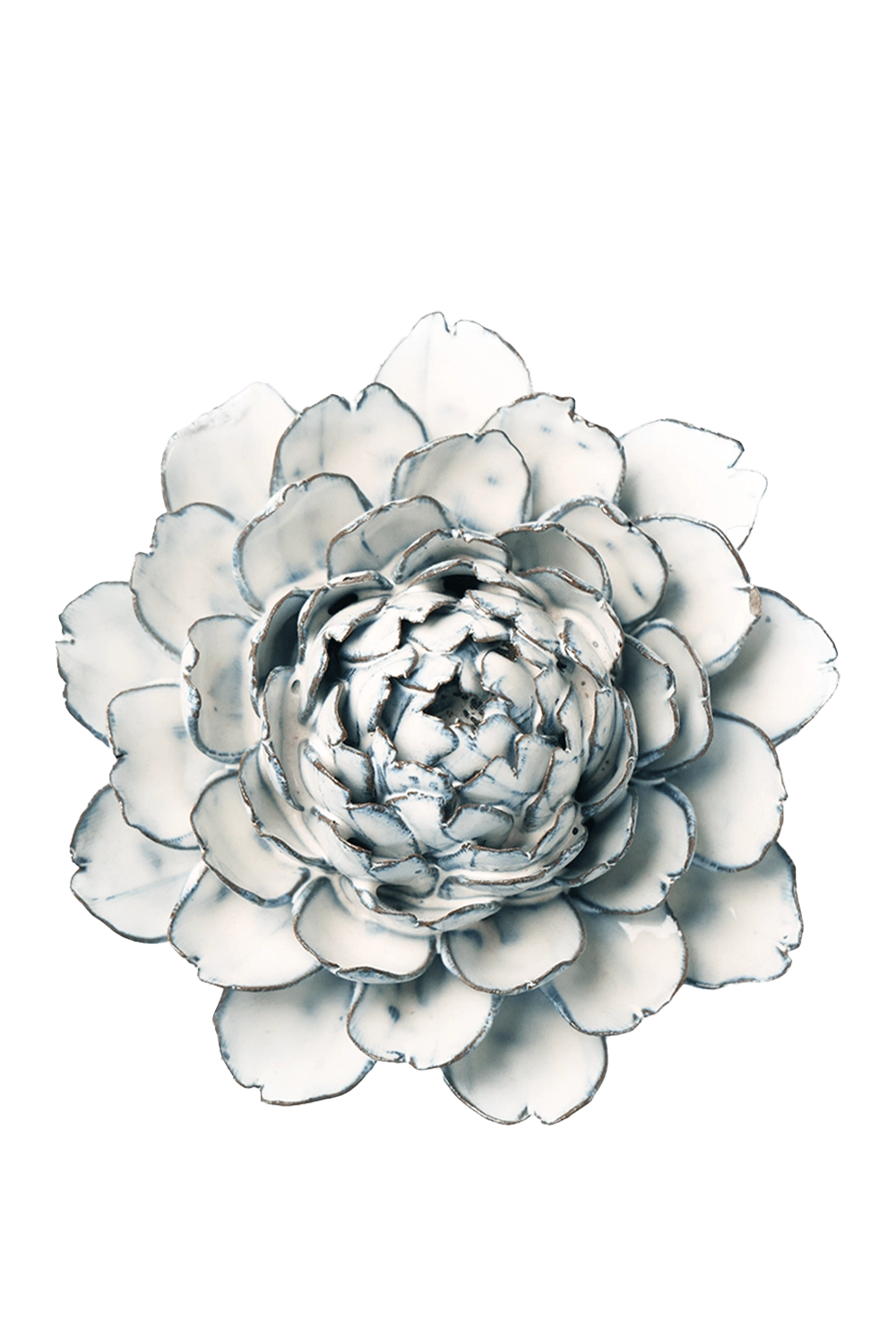 Blue White Hermione Peony - Coastal Collection - handmade by Chive Studio Toronto