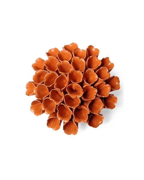 Ceramic Flower Polyp Orange Large | Chive