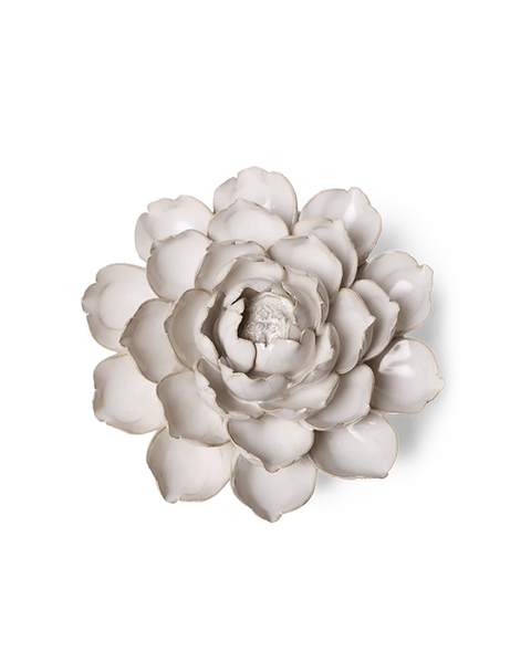 Ivory Empire Cabbage Flower Wall Art | Chive