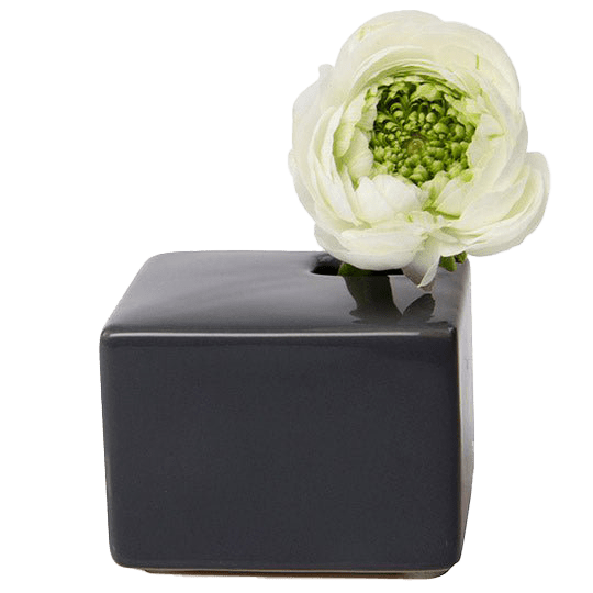 Cube Ceramic Flower Vase - Chive Ceramics Studio - Vases - Chive US