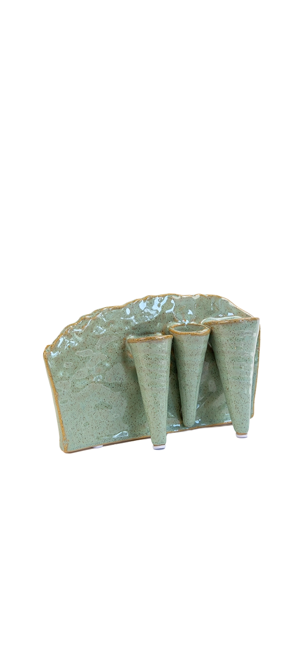 Green - Lotus - handmade by Chive Studio Toronto