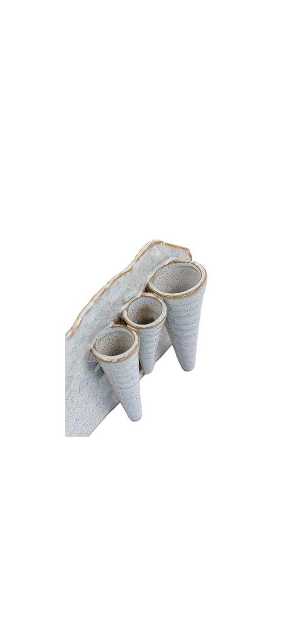 White - Lotus - handmade by Chive Studio Toronto