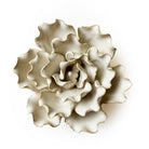 Ceramic Flowers With Keyhole For Hanging On Walls Ivory Collection - Chive Ceramics Studio - Ceramic Flowers - Chive US