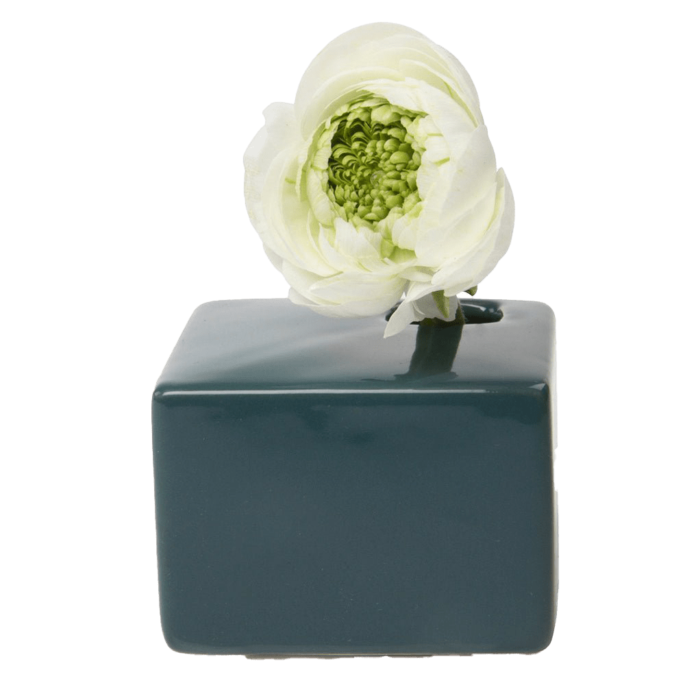 Cube Ceramic Flower Vase - Chive Ceramics Studio - Vases - Chive US