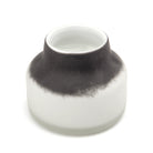 High Quality Black and White Groak Glass Flower Vase