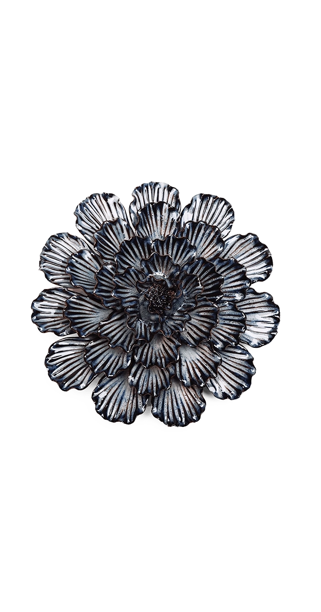 Navy - Dinner Plate Dahlia - handmade by Chive Studio Toronto