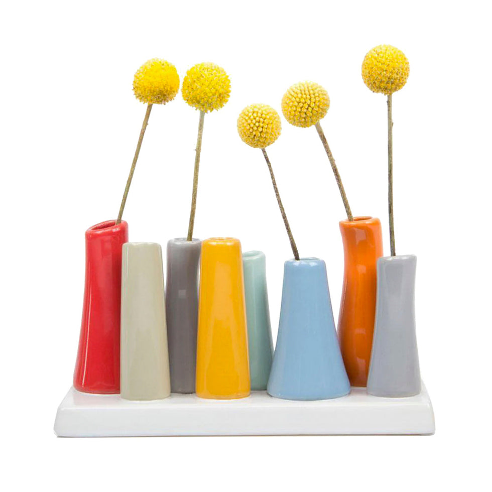 Pooley Modern Bud Vase For Flowers – Chive Ceramics Studio