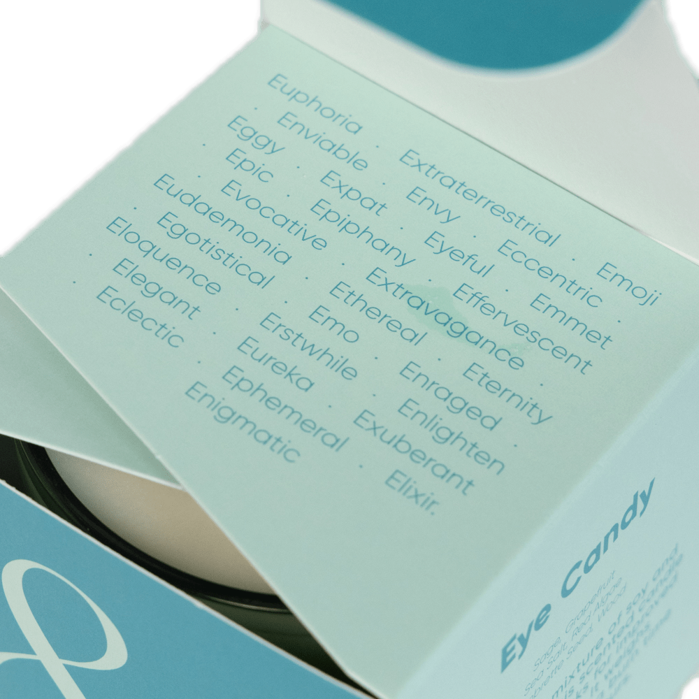 Eye Candy - Coconut & Soy Wax Blend Candle - Chive Ceramics Studio - Candles - Chive Ceramics Studio