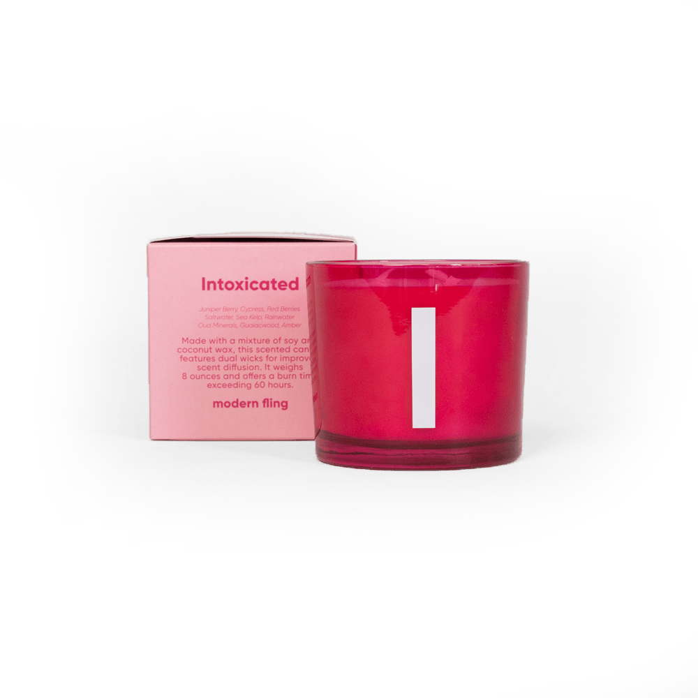 Intoxicated - Coconut & Soy Wax Blend Candle - Chive Ceramics Studio - Candles - Chive Ceramics Studio