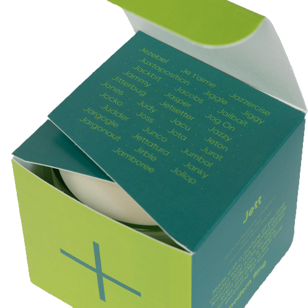 Jett - Coconut & Soy Wax Blend Candle - Chive Ceramics Studio - Candles - Chive Ceramics Studio