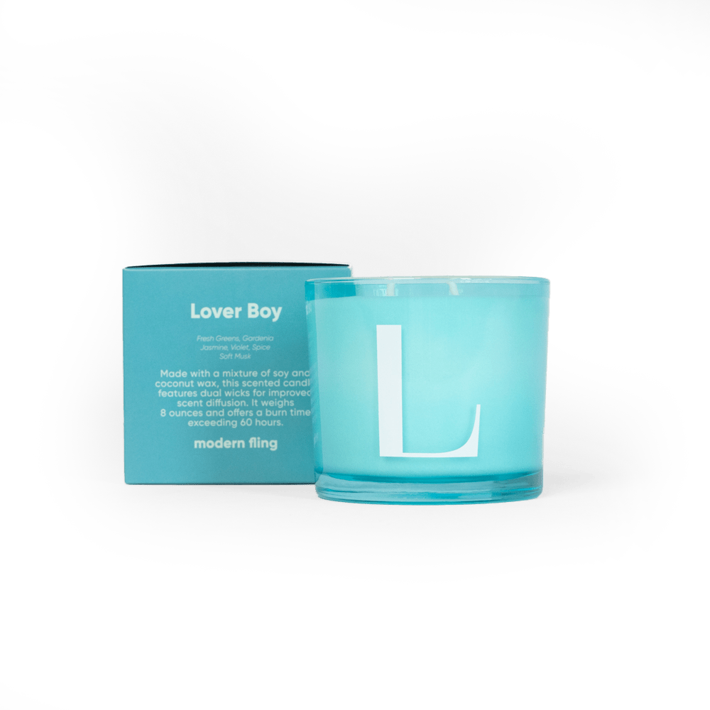 Lover Boy - Coconut & Soy Wax Blend Candle - Chive Ceramics Studio - Candles - Chive Ceramics Studio