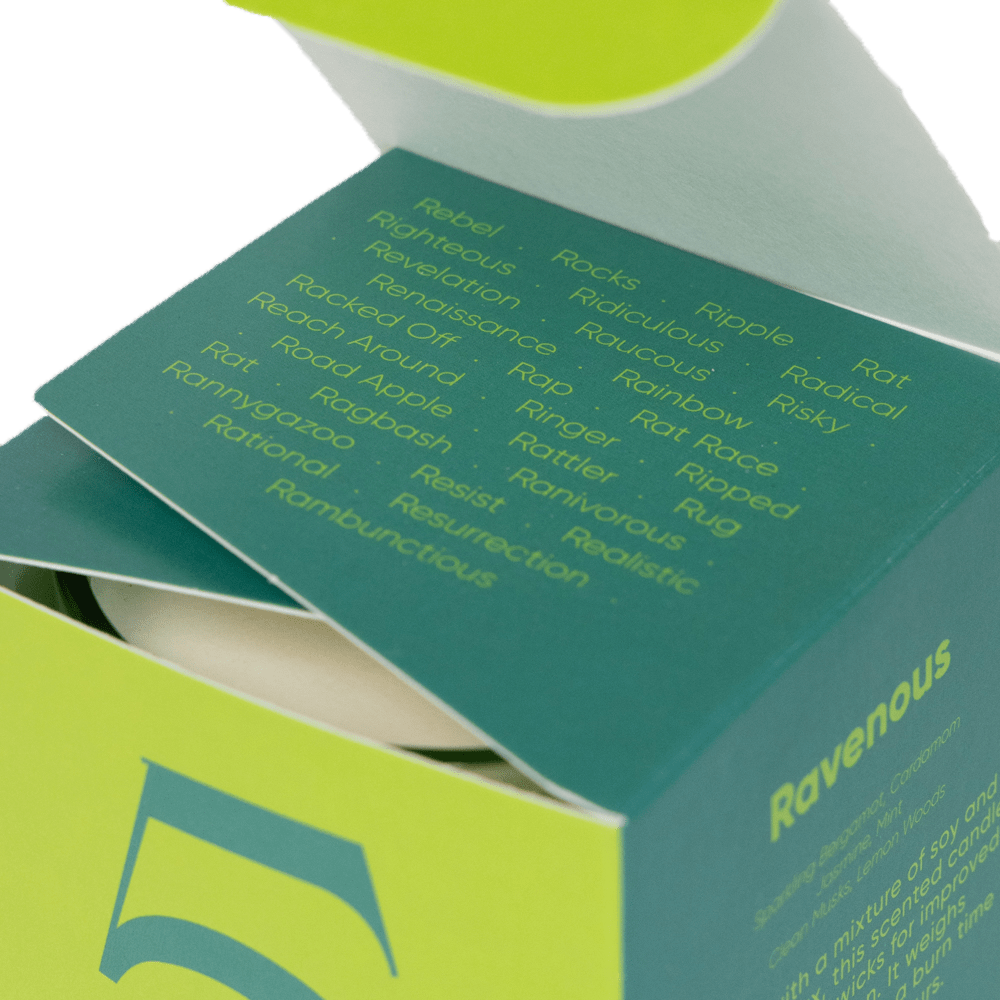 Ravenous - Coconut & Soy Wax Blend Candle - Chive Ceramics Studio - Candles - Chive Ceramics Studio