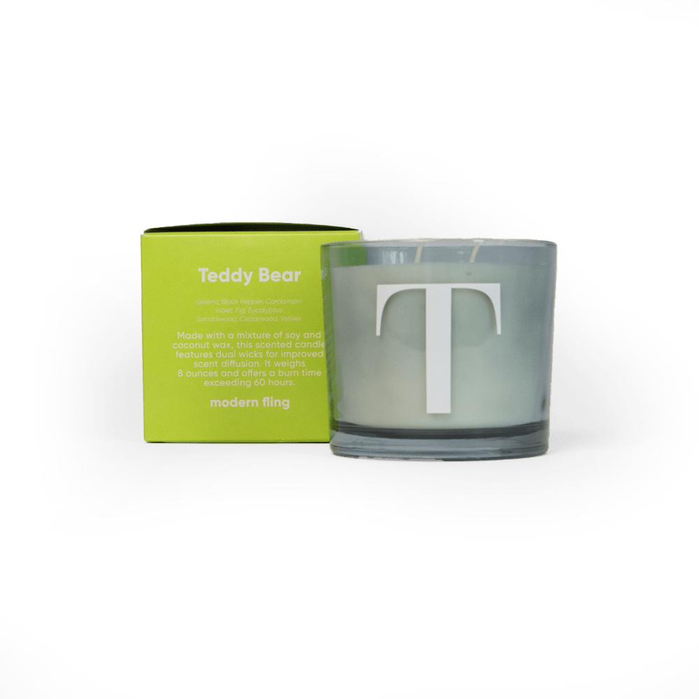 Teddy Bear - Coconut & Soy Wax Blend Candle - Chive Ceramics Studio - Candles - Chive Ceramics Studio