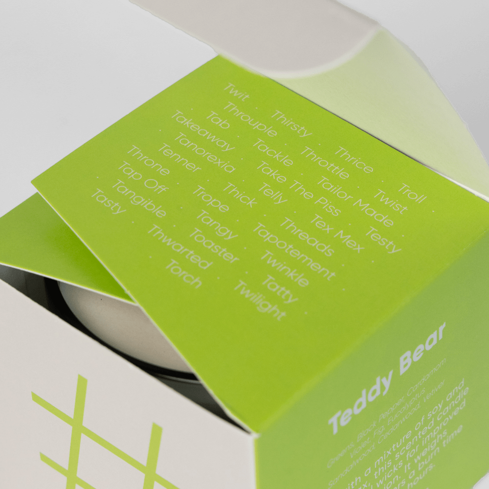 Teddy Bear - Coconut & Soy Wax Blend Candle - Chive Ceramics Studio - Candles - Chive Ceramics Studio