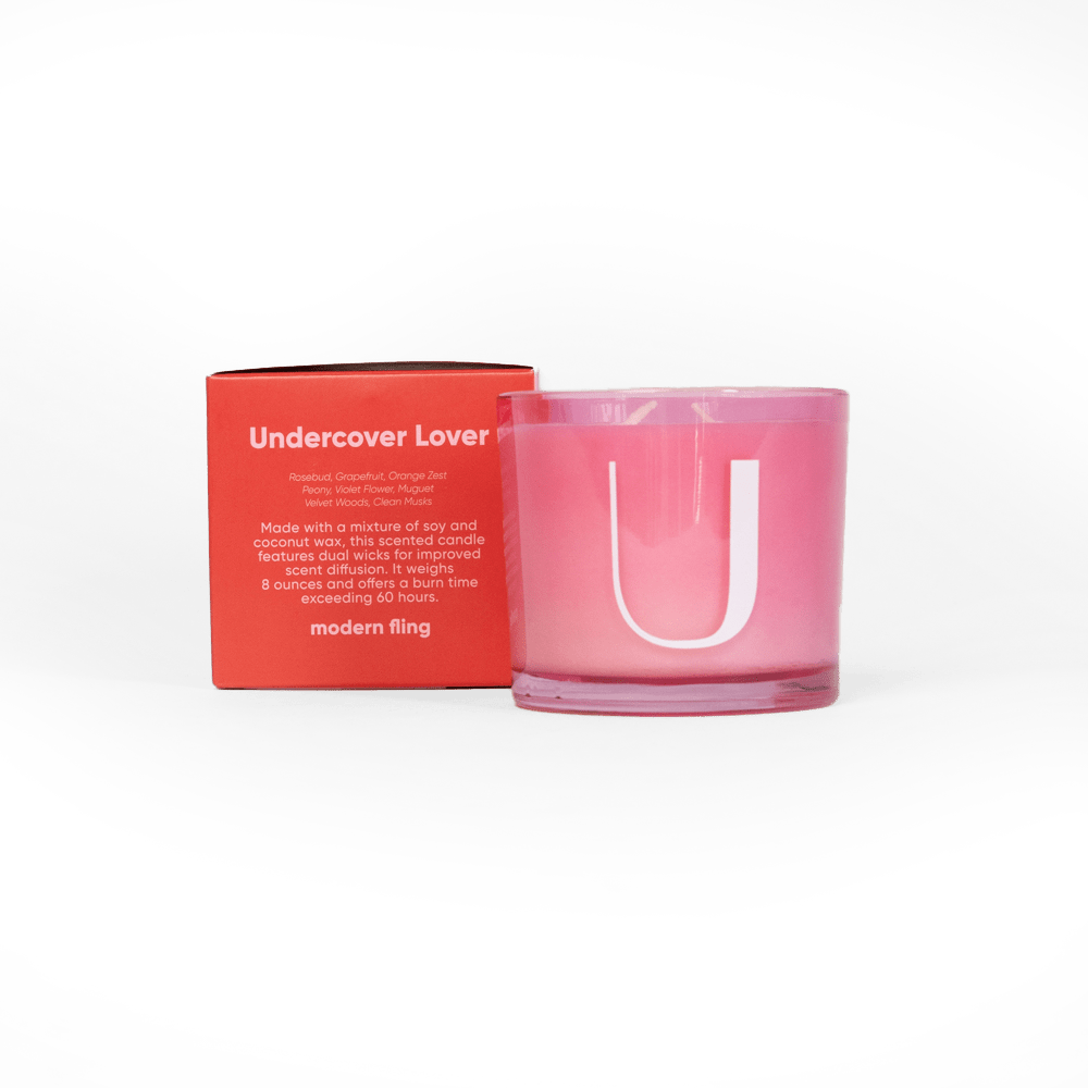 Undercover Lover - Coconut & Soy Wax Blend Candle - Chive Ceramics Studio - Candles - Chive Ceramics Studio