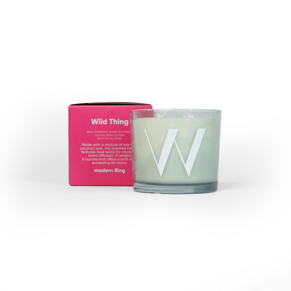 Wild Thing - Coconut & Soy Wax Blend Candle - Chive Ceramics Studio - Candles - Chive Ceramics Studio