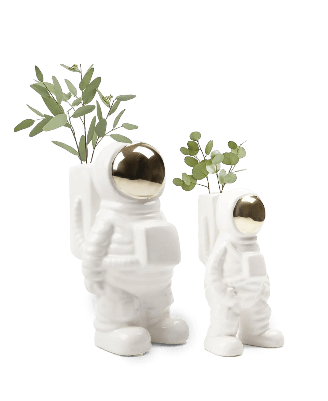 Astronaut Ceramic Unique Flower Vase - Chive Ceramics Studio - Vases - Chive Ceramics Studio