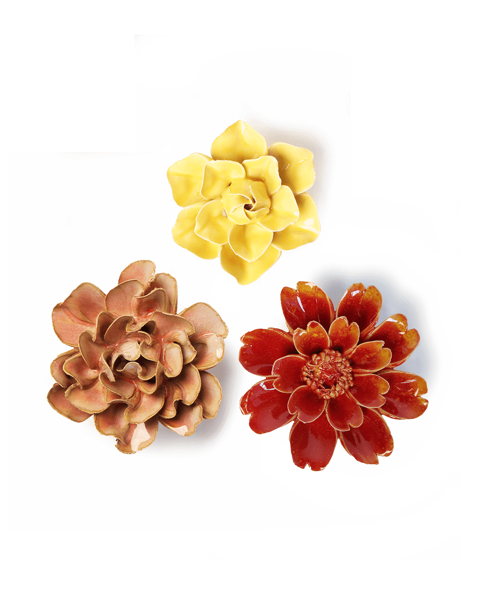 Ceramic Birth Flower Collection - Spring - Chive Ceramics Studio - Ceramic Flowers - Chive Ceramics Studio