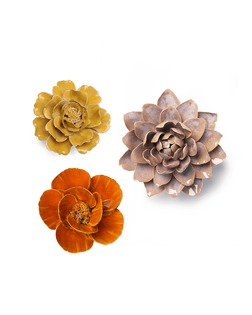 Ceramic Birth Flower Collection - Summer - Chive Ceramics Studio - Ceramic Flowers - Chive Ceramics Studio