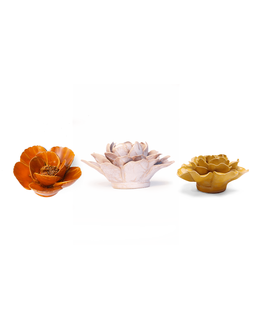 Ceramic Birth Flower Collection - Summer - Chive Ceramics Studio - Ceramic Flowers - Chive Ceramics Studio