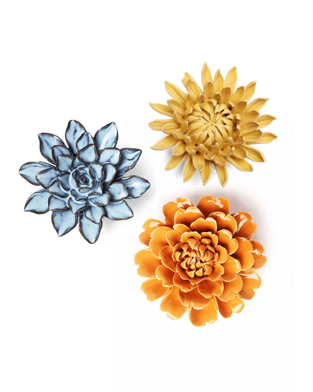 Ceramic Birth Flower Collection - Fall - Chive Ceramics Studio - Ceramic Flowers - Chive Ceramics Studio