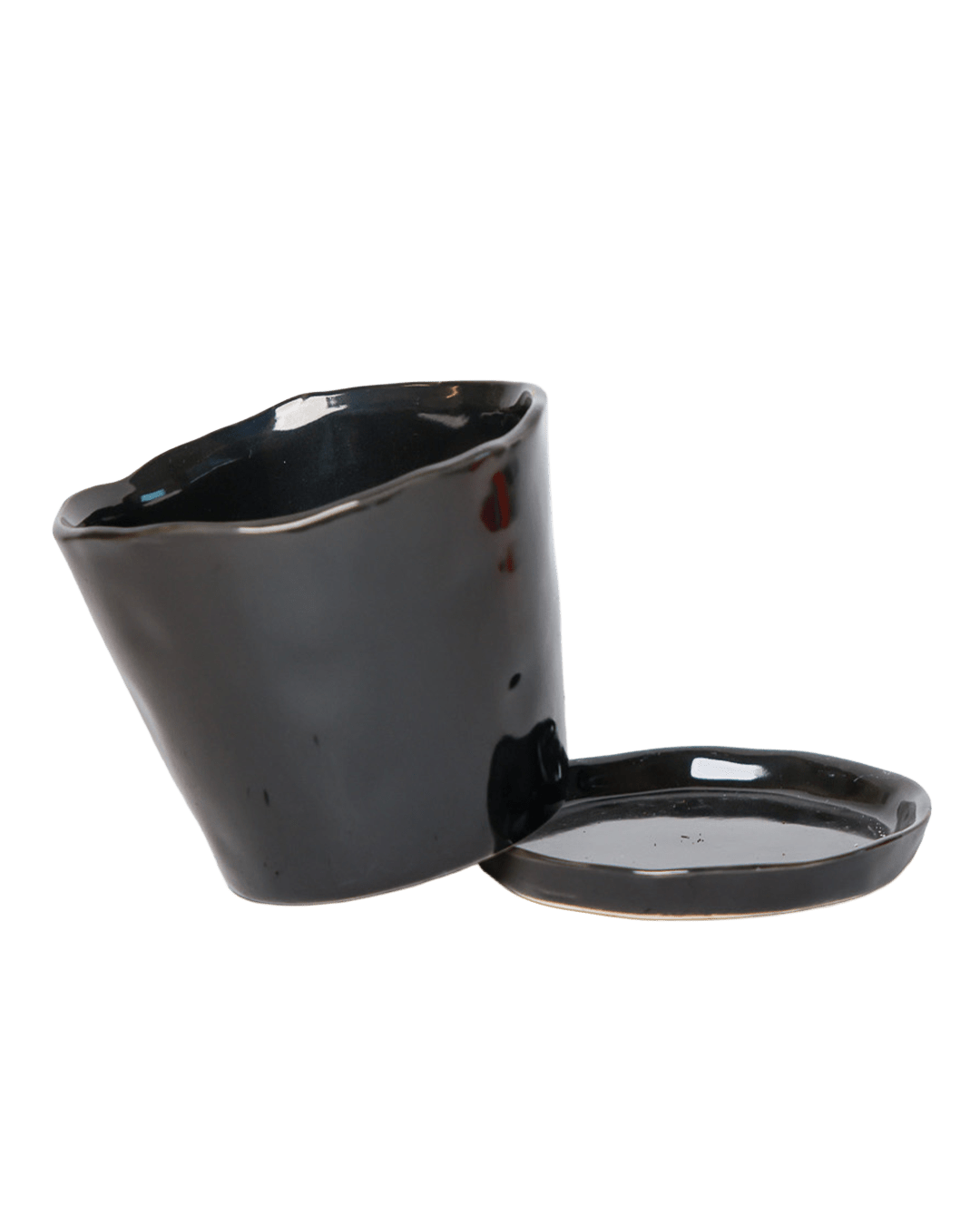 Tika Pot & Saucer | 3 inch - Chive Ceramics Studio - Pots - Chive Ceramics Studio