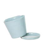 Tika Pot & Saucer | 3 inch - Chive Ceramics Studio - Pots - Chive Ceramics Studio