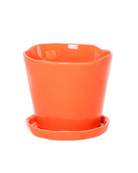 Tika Pot & Saucer | 8 & 10 inch - Chive Ceramics Studio - Pots - Chive Ceramics Studio