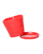 Tika Pot & Saucer | 8 & 10 inch - Chive Ceramics Studio - Pots - Chive Ceramics Studio