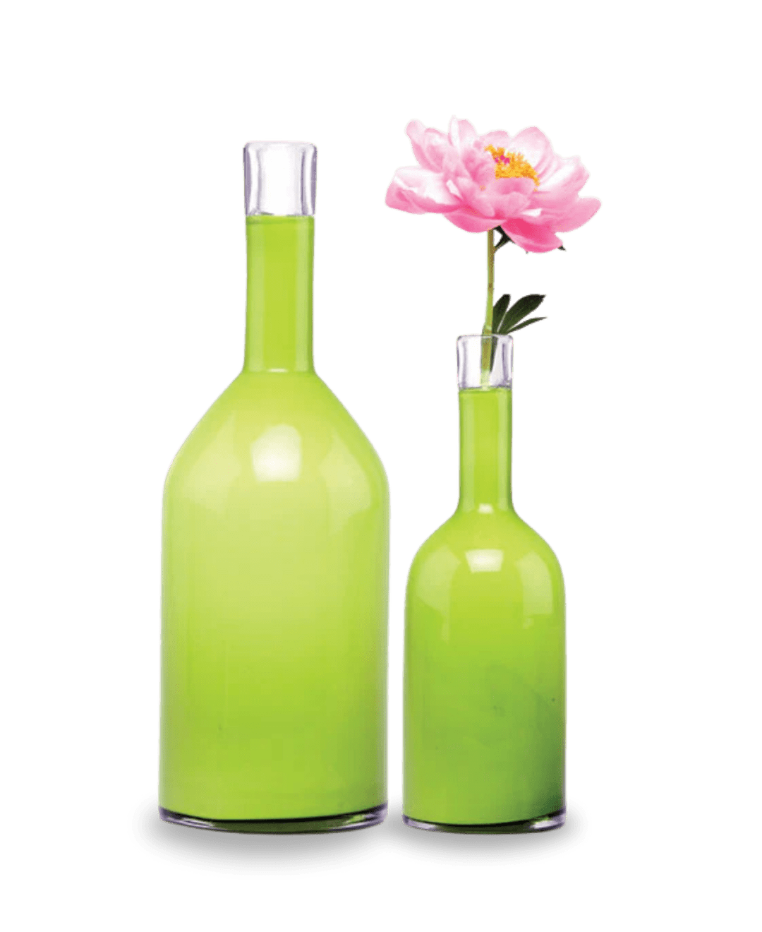 Bottle Glass Decorative Flower Vase - Chive Ceramics Studio - Vases - Chive US