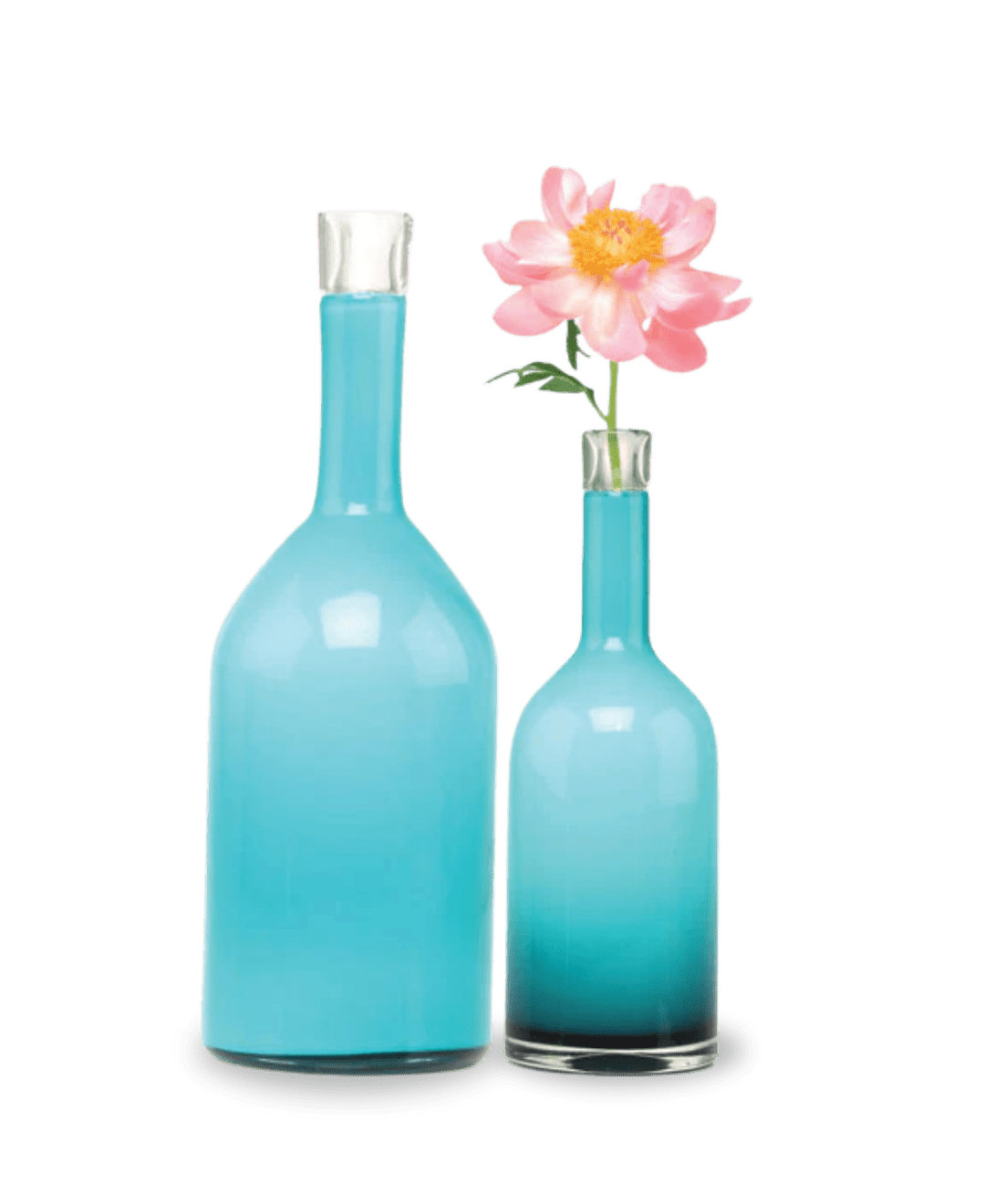 Bottle Glass Decorative Flower Vase - Chive Ceramics Studio - Vases - Chive US