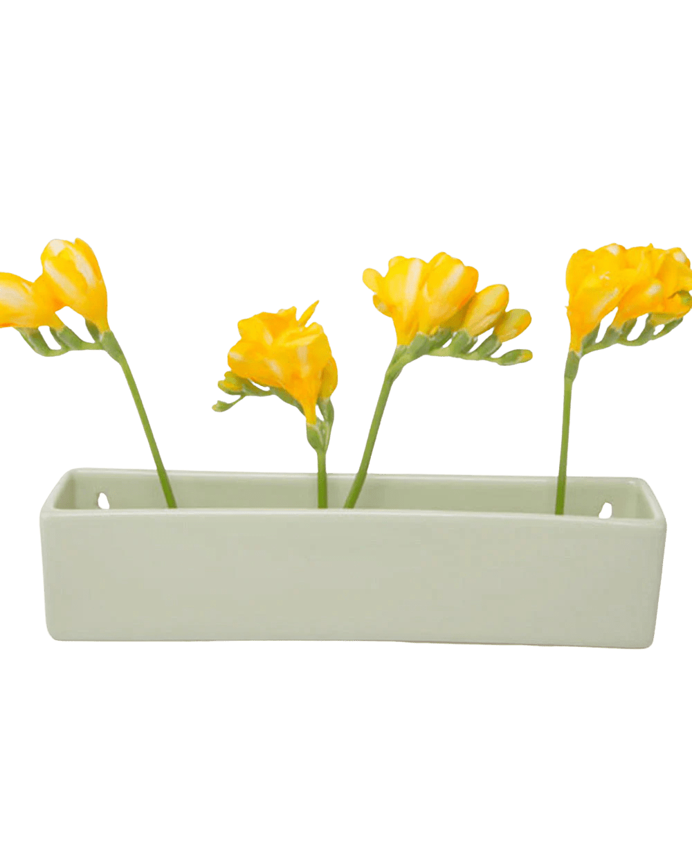 Wall Brick Ceramic Modern Wall Planter For Succulents - Chive Ceramics Studio - Pots - Chive US