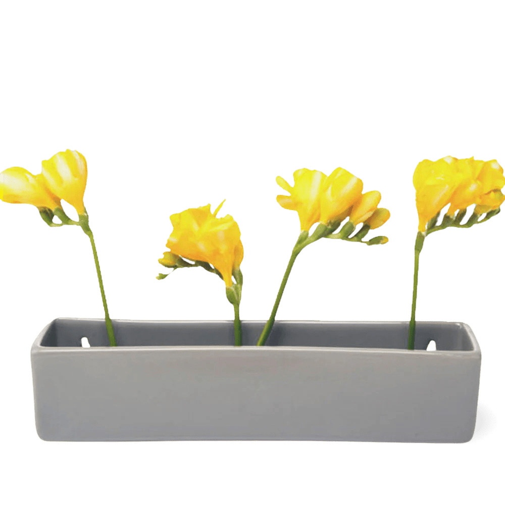 Wall Brick Ceramic Modern Wall Planter For Succulents - Chive Ceramics Studio - Pots - Chive US