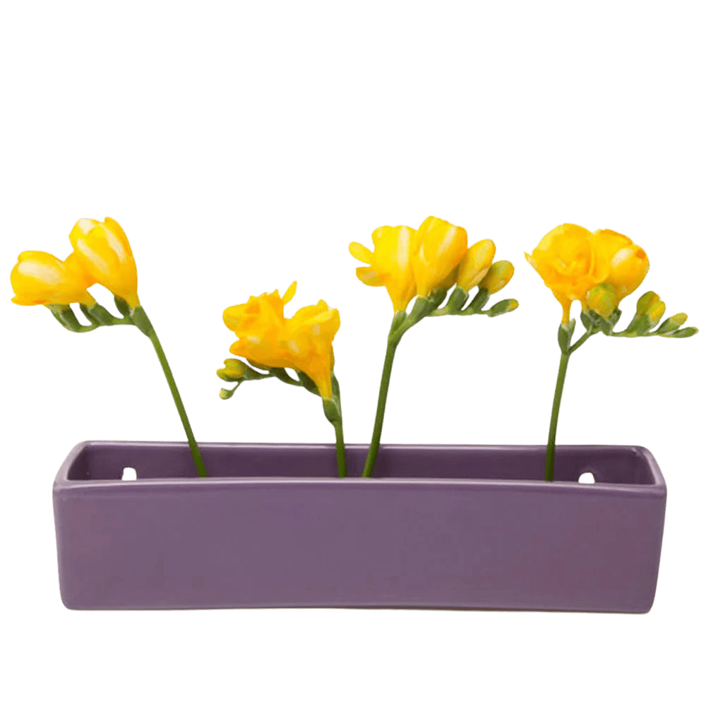 Wall Brick Ceramic Modern Wall Planter For Succulents - Chive Ceramics Studio - Pots - Chive US