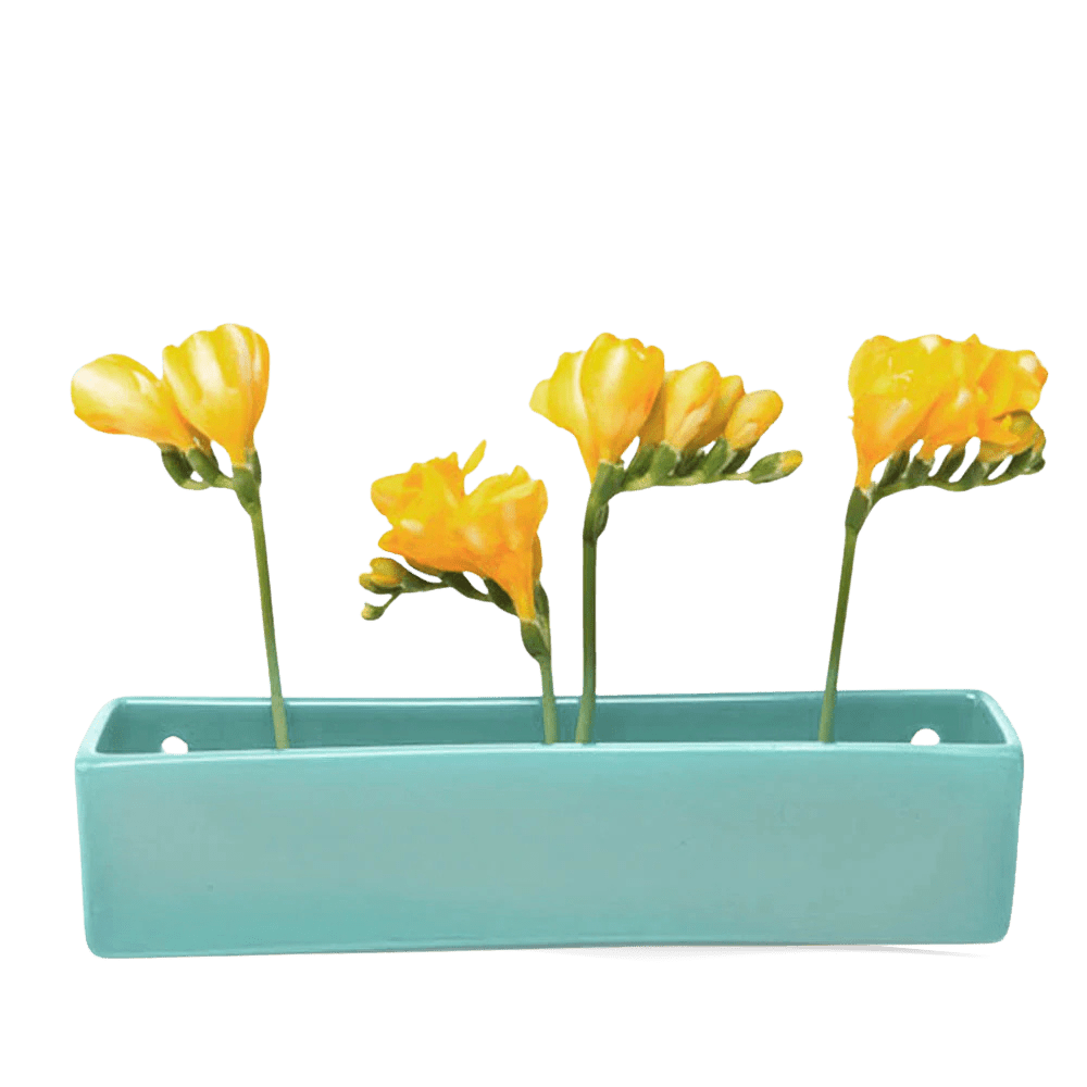 Wall Brick Ceramic Modern Wall Planter For Succulents - Chive Ceramics Studio - Pots - Chive US