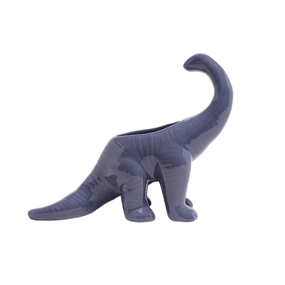 Brontosaurus Ceramic Indoor Plant Pot for Succulents - Chive Ceramics Studio - Pots - Chive Ceramics Studio