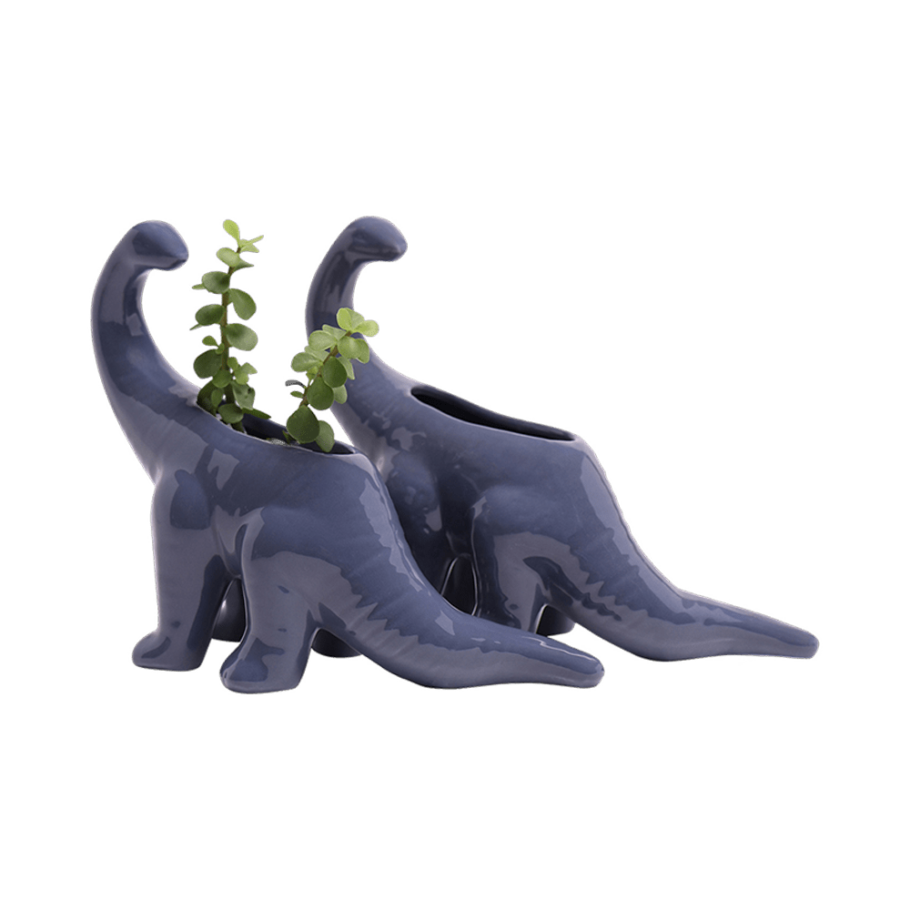 Dinosaur Ceramic Indoor Plant Pot For Succulents - Chive Ceramics Studio - Pots - Chive US