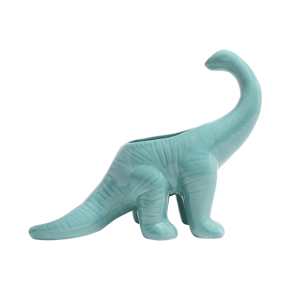 Brontosaurus Ceramic Indoor Plant Pot for Succulents - Chive Ceramics Studio - Pots - Chive Ceramics Studio