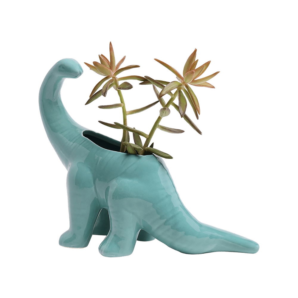 Dinosaur Ceramic Indoor Plant Pot For Succulents - Chive Ceramics Studio - Pots - Chive US