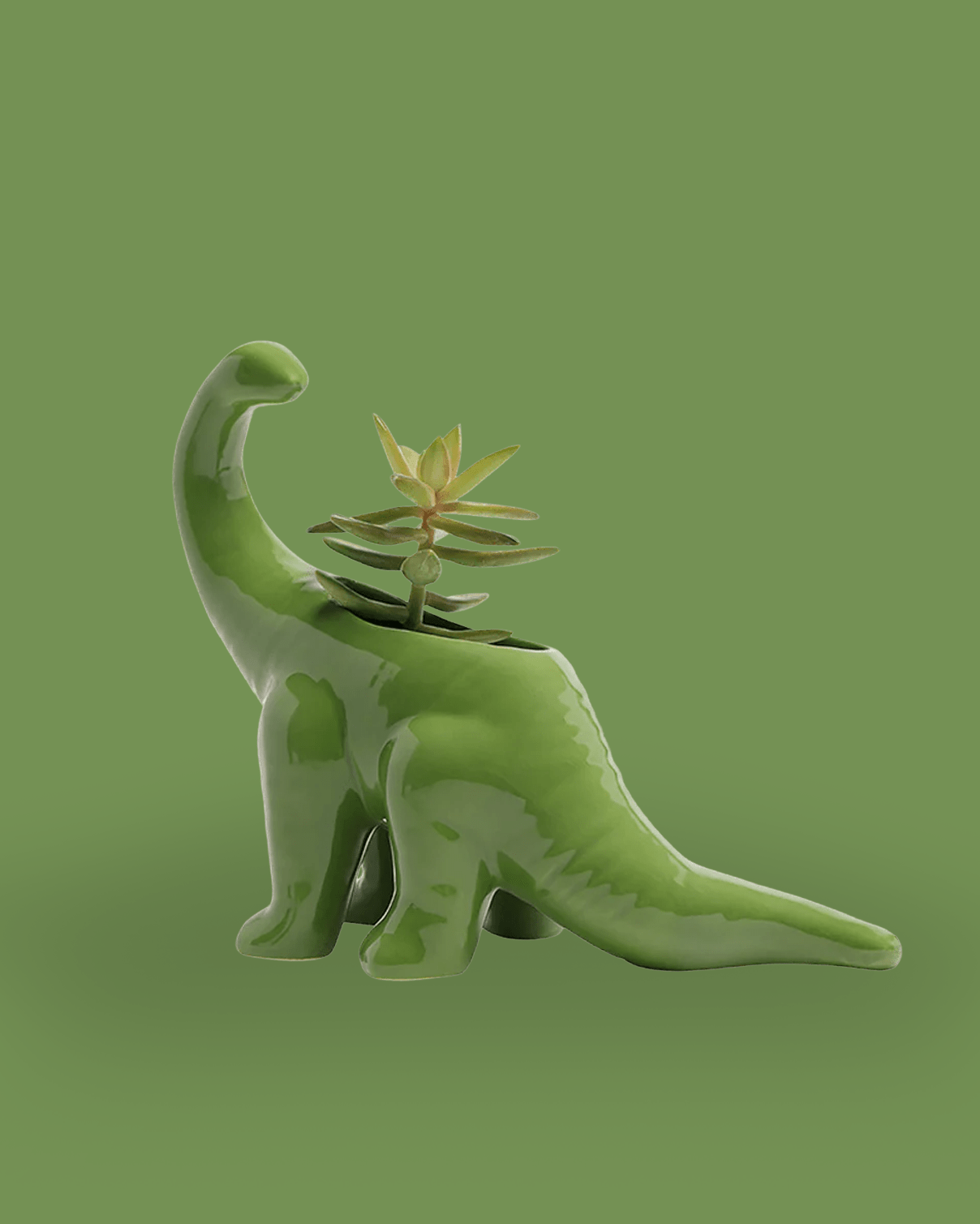 Brontosaurus Ceramic Indoor Plant Pot - Chive Ceramics Studio - Pots - Chive Ceramics Studio