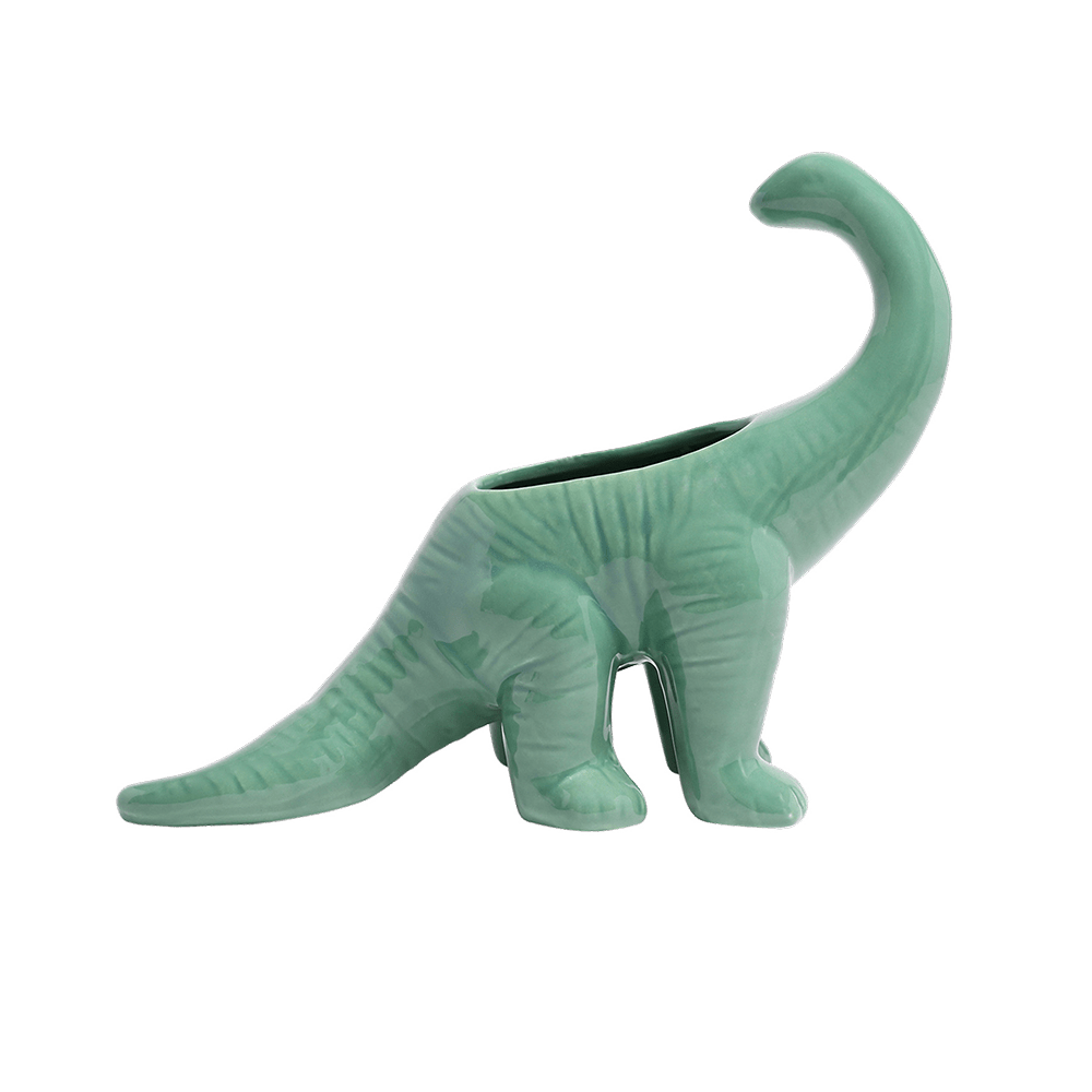 Brontosaurus Ceramic Indoor Plant Pot for Succulents - Chive Ceramics Studio - Pots - Chive Ceramics Studio
