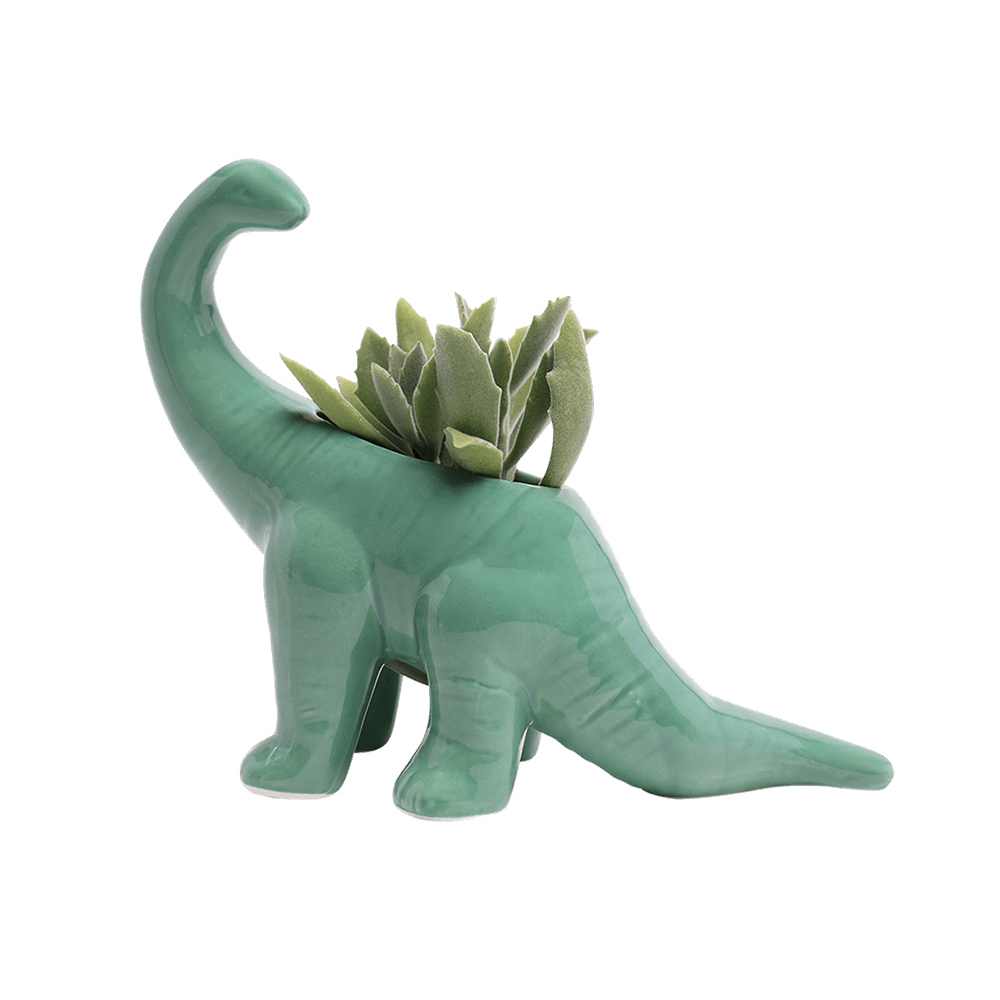 Dinosaur Ceramic Indoor Plant Pot For Succulents - Chive Ceramics Studio - Pots - Chive US