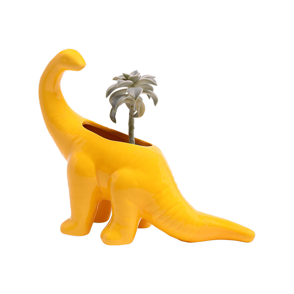 Dinosaur Ceramic Indoor Plant Pot For Succulents - Chive Ceramics Studio - Pots - Chive US