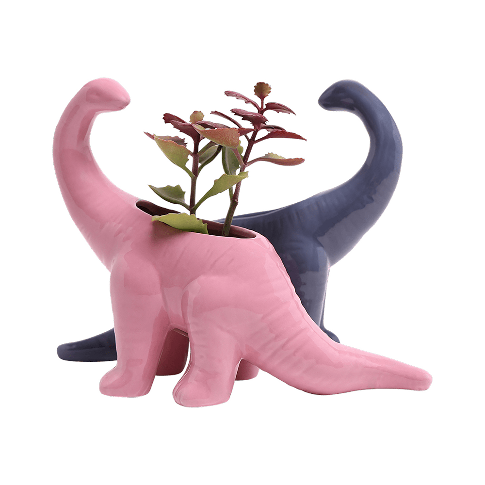 Dinosaur Ceramic Indoor Plant Pot For Succulents - Chive Ceramics Studio - Pots - Chive US