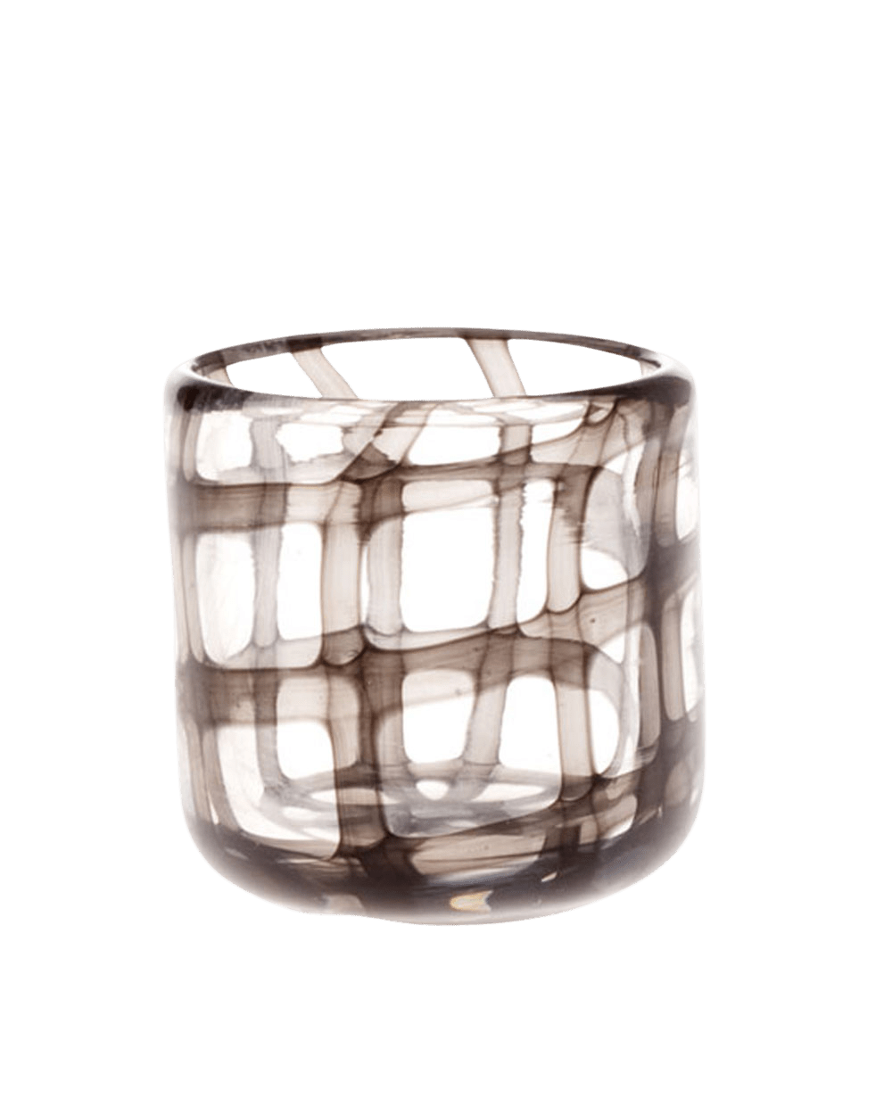 Black & White Glass Modern Flower Vase - Chive Ceramics Studio - Vases - Chive Ceramics Studio