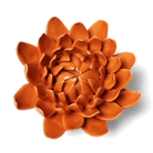 Ceramic Flower Wall Art Dahlia Orange 11 - Chive Ceramics Studio - Ceramic Flowers - Chive US