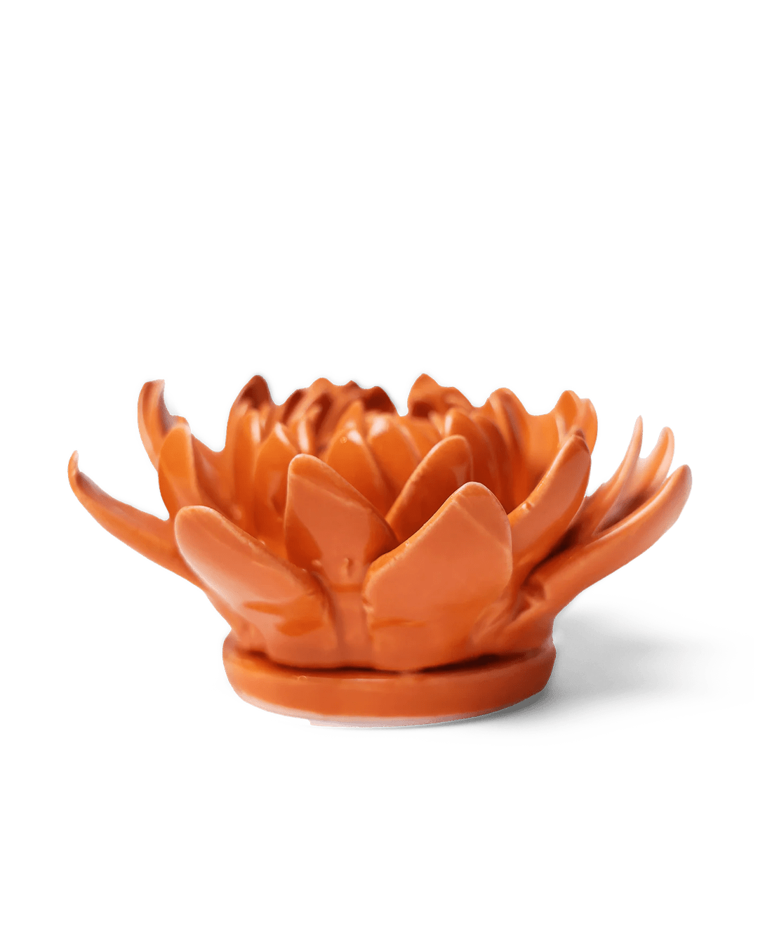 Ceramic Flower Dahlia Orange 11 - Chive Ceramics Studio - Ceramic Flowers - Chive Wholesale