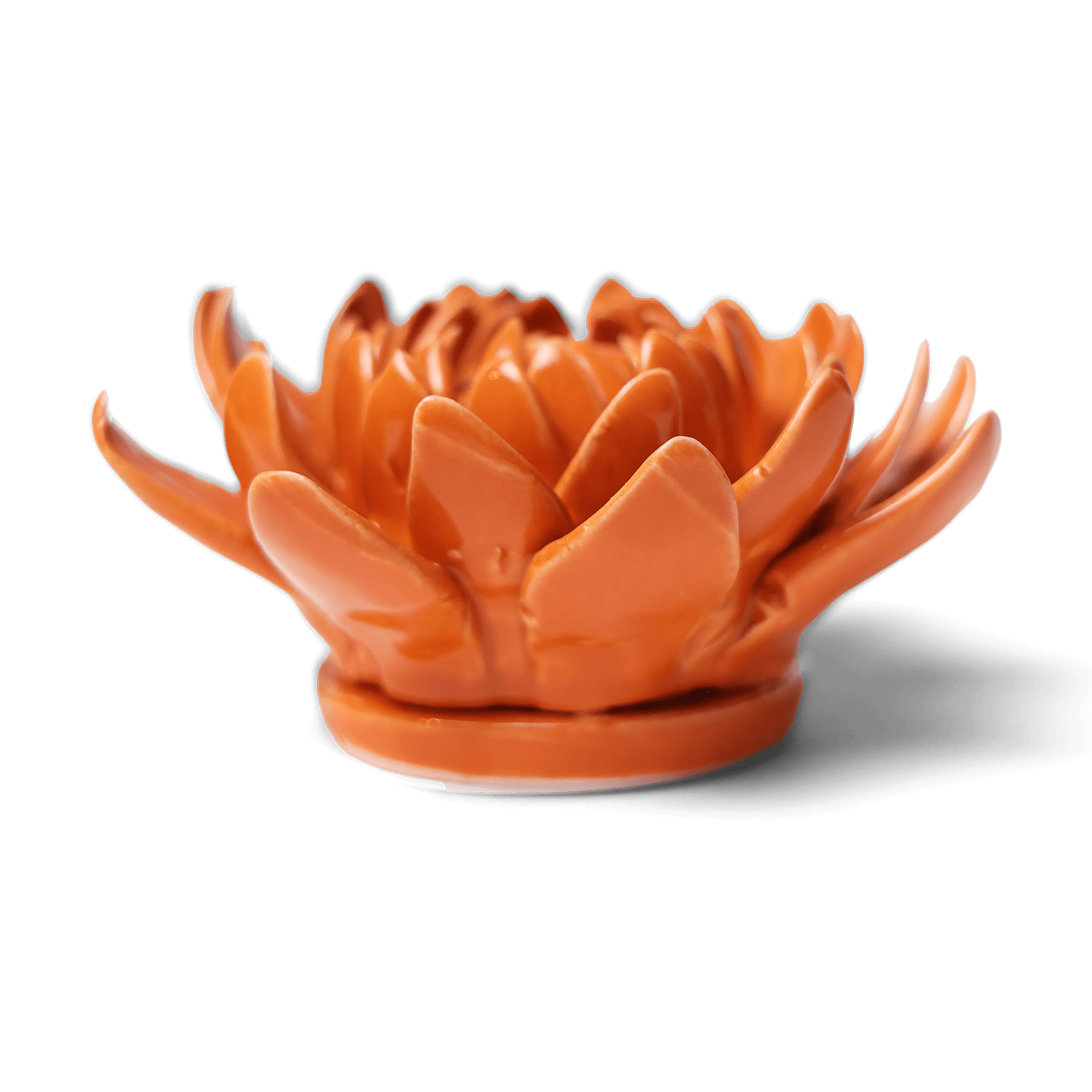 Ceramic Flower Wall Art Dahlia Orange 11 - Chive Ceramics Studio - Ceramic Flowers - Chive US