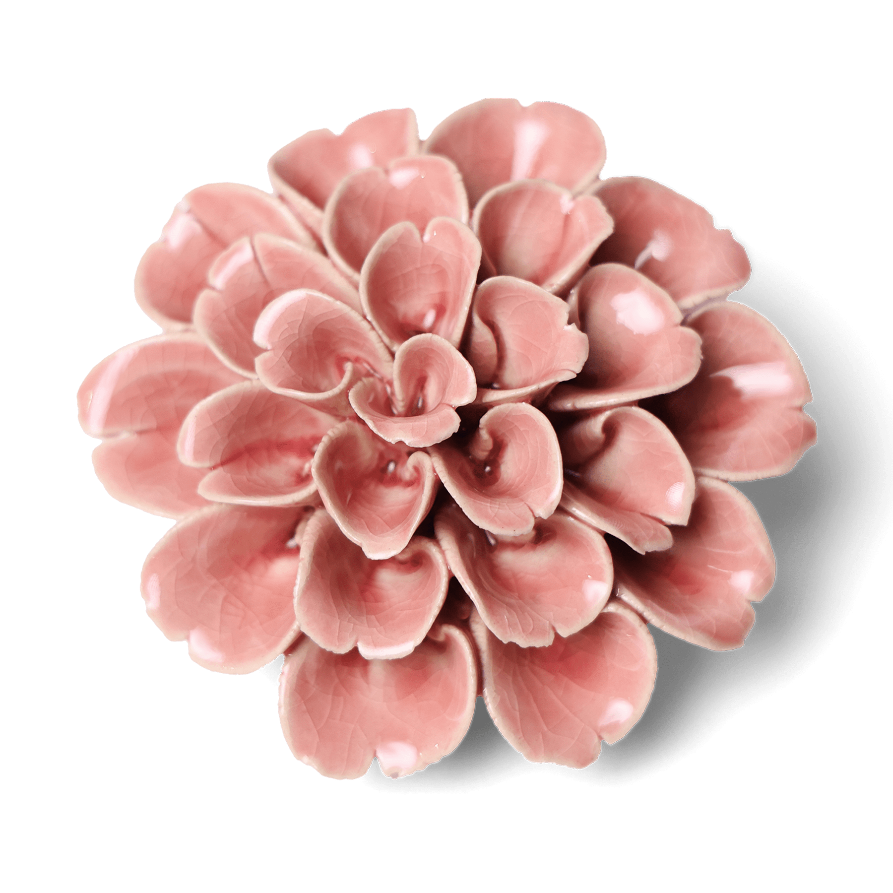 Ceramic Flower Wall Art Flower Pink 11 - Chive Ceramics Studio - Ceramic Flowers - Chive US