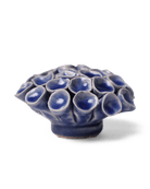 Ceramic Flower Medium Blue 12 - Chive Ceramics Studio - Ceramic Flowers - Chive Wholesale